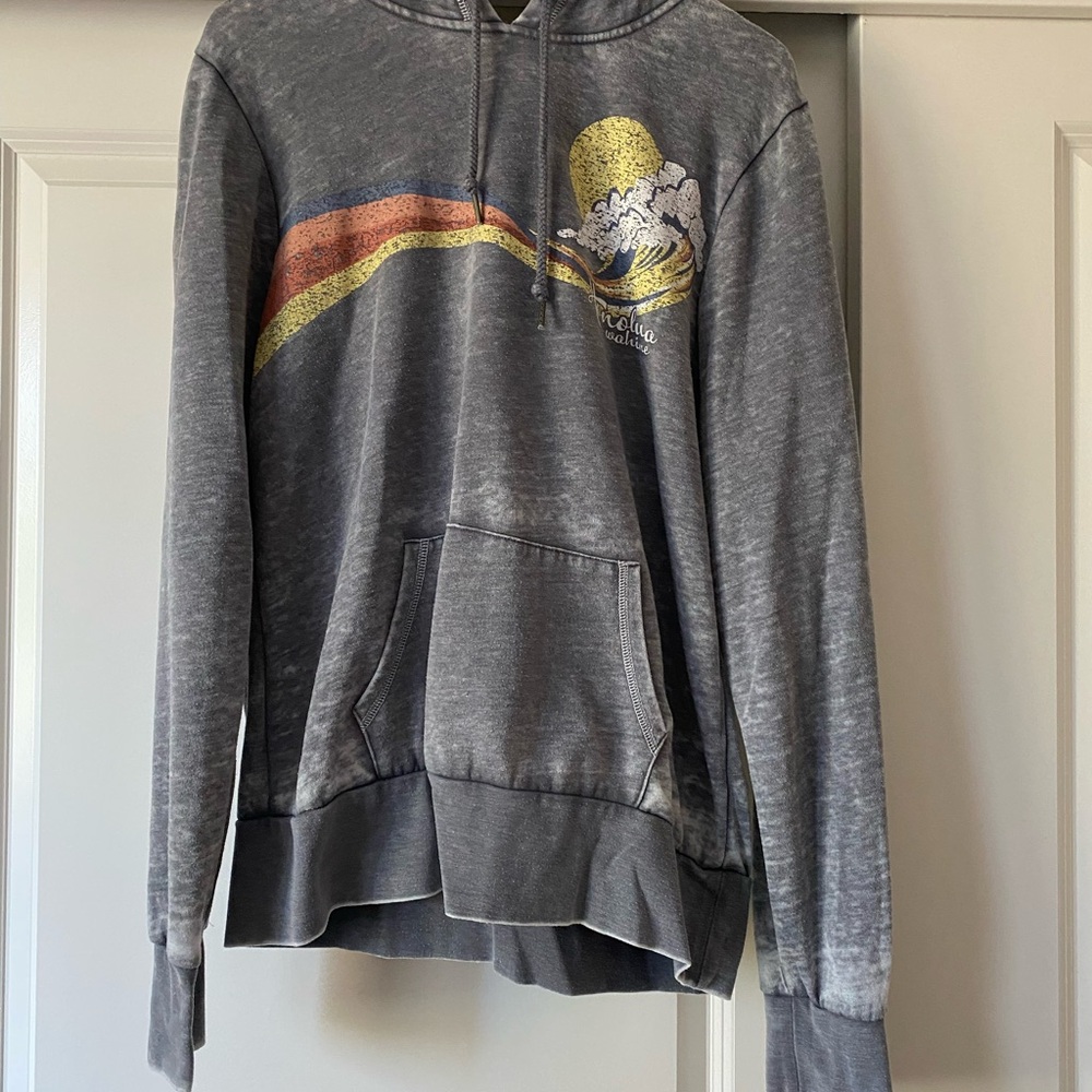 Honolua Wahine Hoodie - Grey Wash